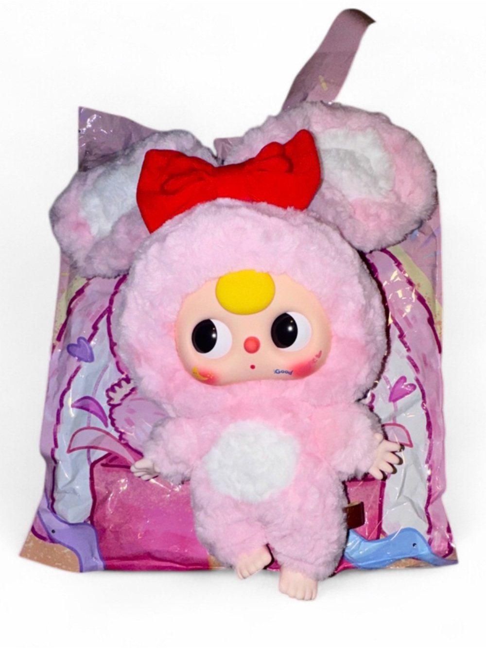 🐰 Baby Three 400% Big Baby – Confirmed Pink Bunny (Bulba Eyes) 💖🎀 - Picture 6 of 8